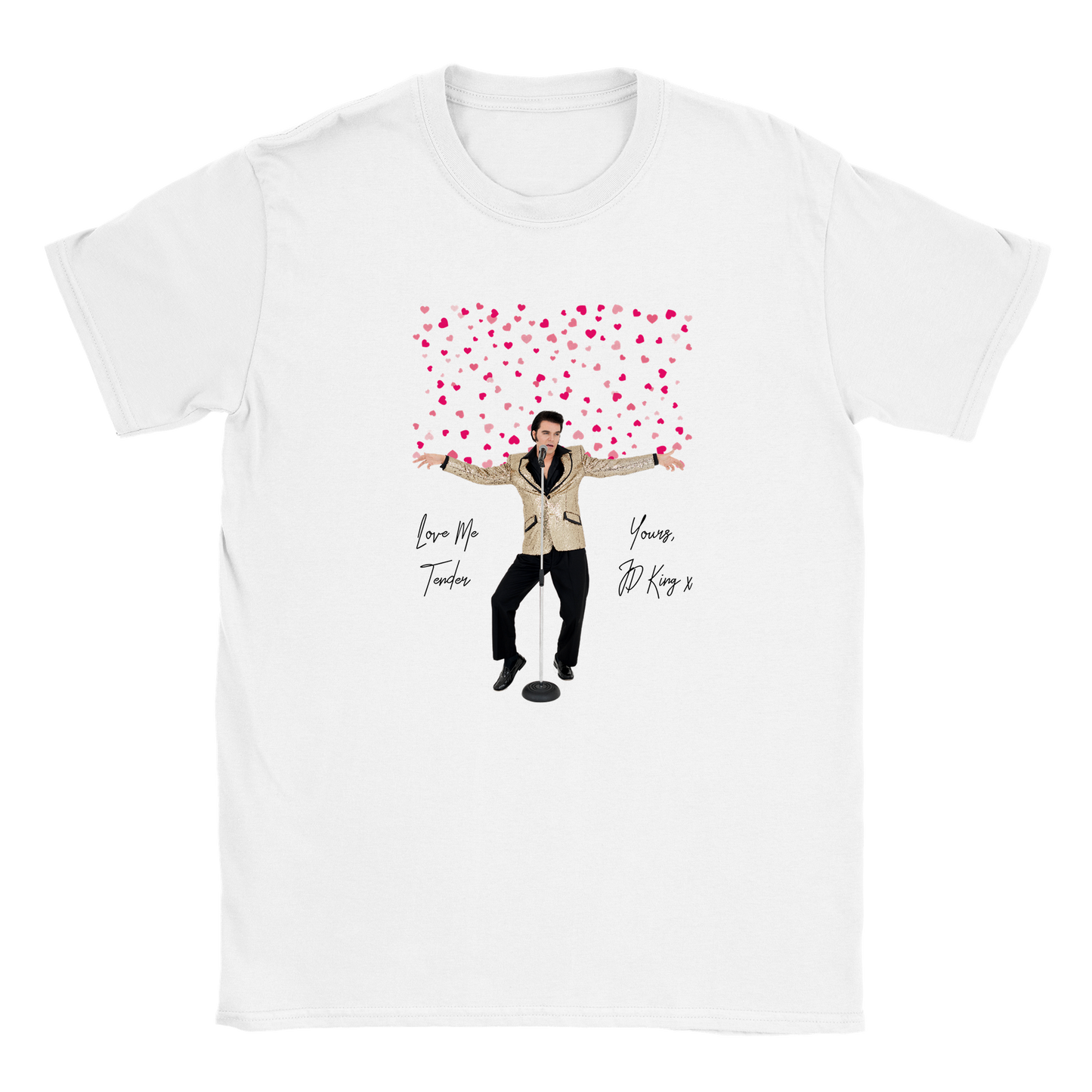 JD KING LOVE ME TENDER - Classic Unisex Crewneck T-shirt